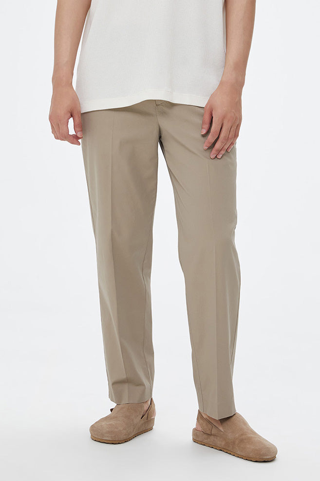 Men Lightweight Ankle Tapered Chino Pants