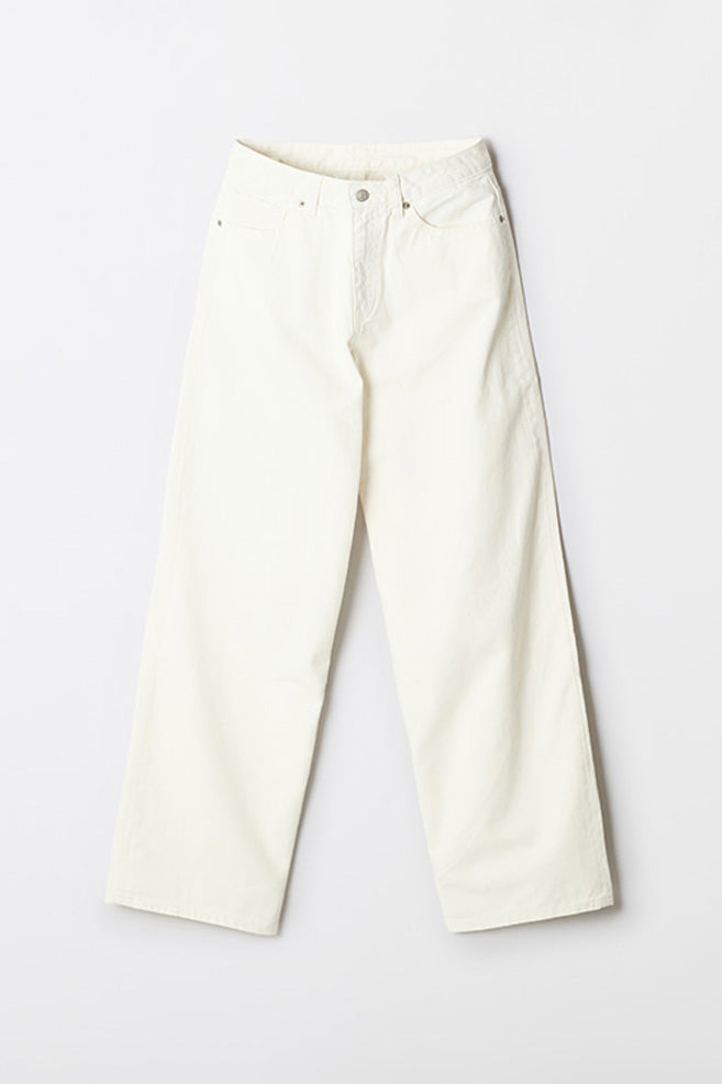 Women Cotton Twill Wide Pants