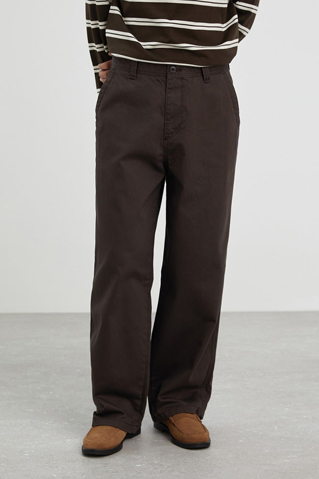 Men Wide Chino Pants