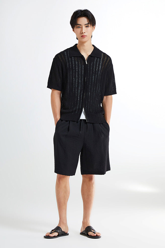 Men Full Band Relaxed Shorts