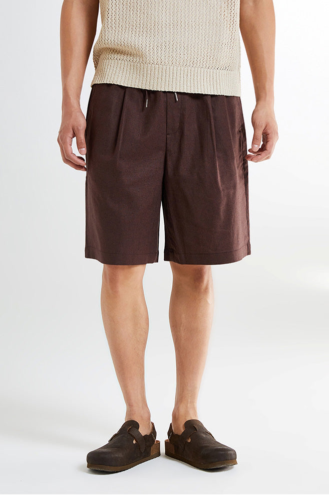 Men Full Band Relaxed Shorts