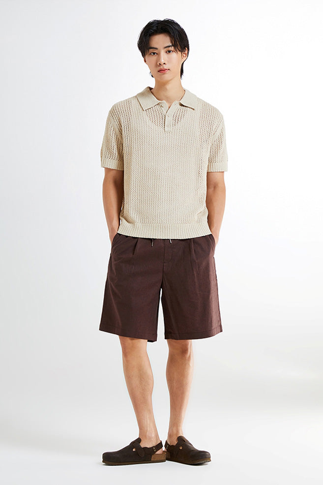 Men Full Band Relaxed Shorts