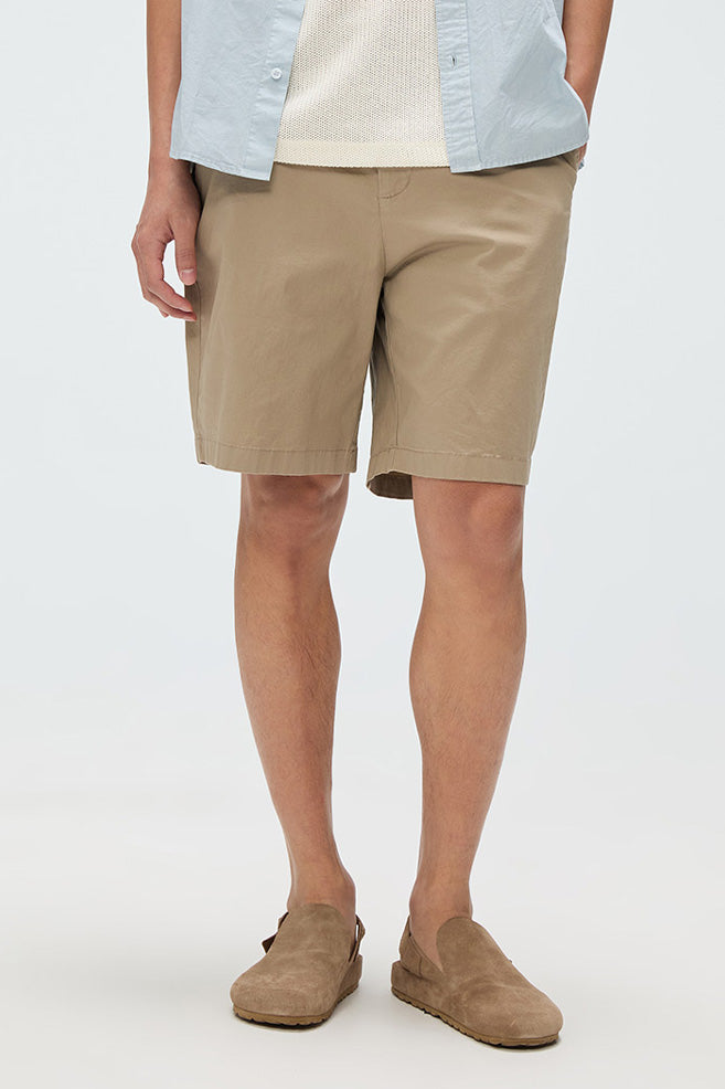 Men Light Chino Shorts