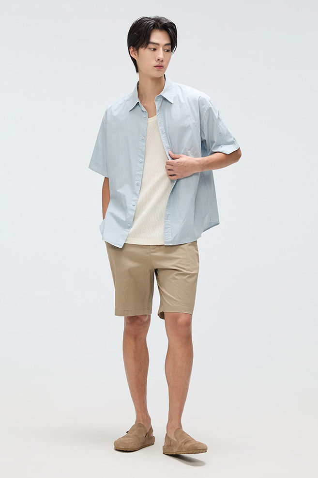 Men Light Chino Shorts
