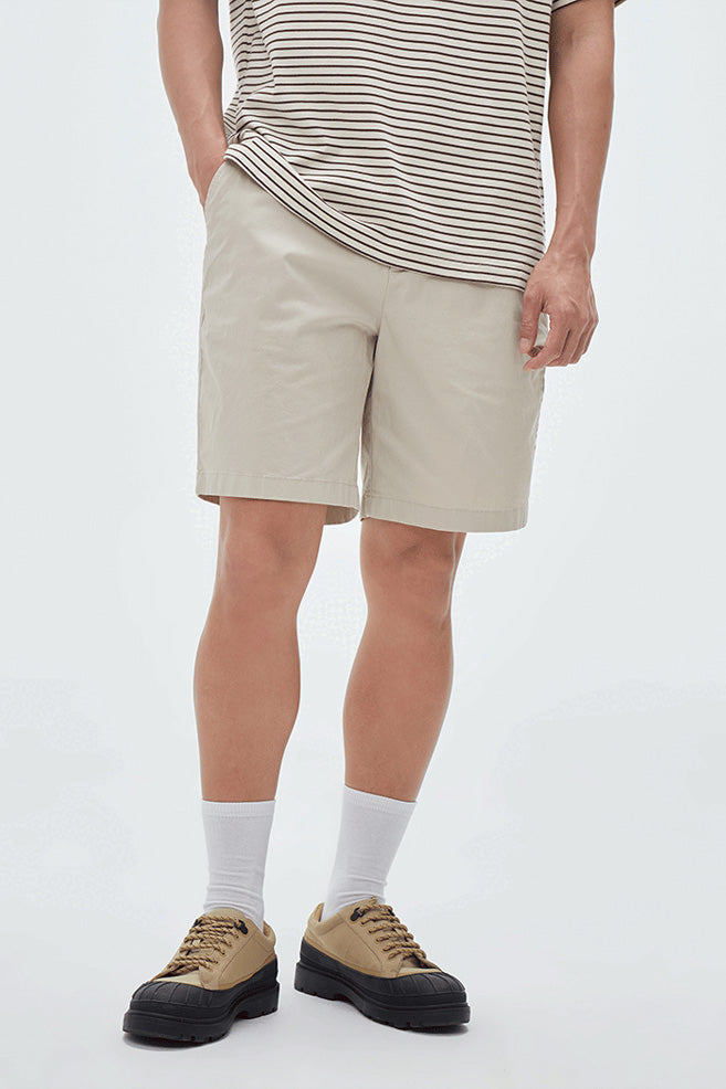 Men Light Chino Shorts