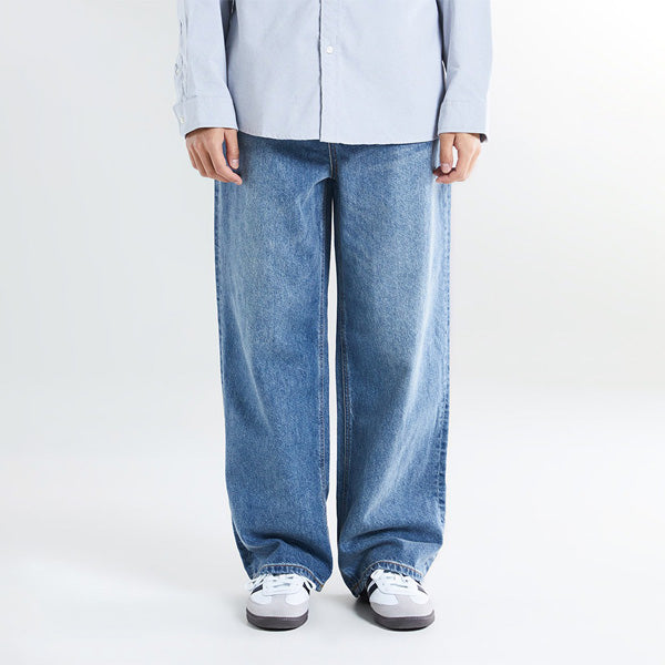 SPAO Men Wide Jeans SPTJF23C51 Indigo