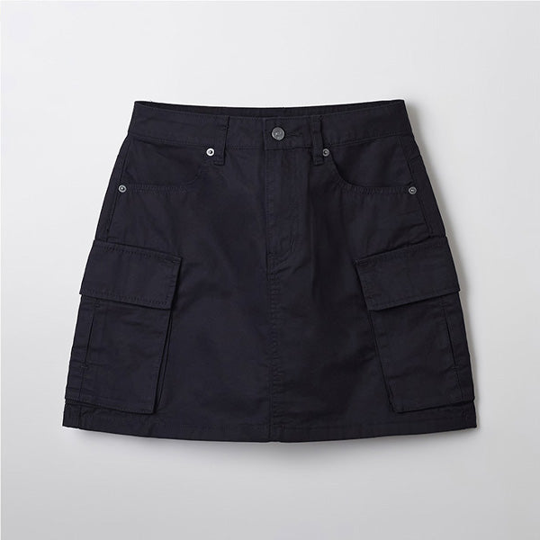 SPAO Women Cargo Mini Skirt SPWHF23G12 Black