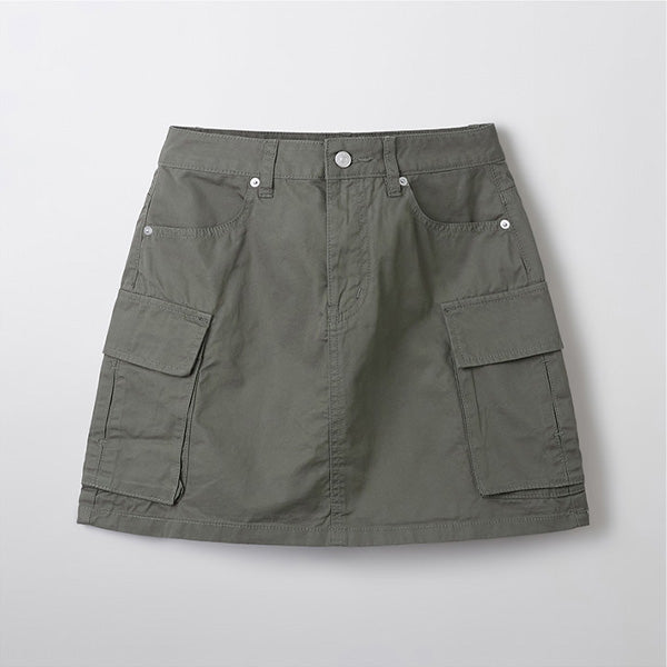 SPAO Women Cargo Mini Skirt SPWHF23G12 Black