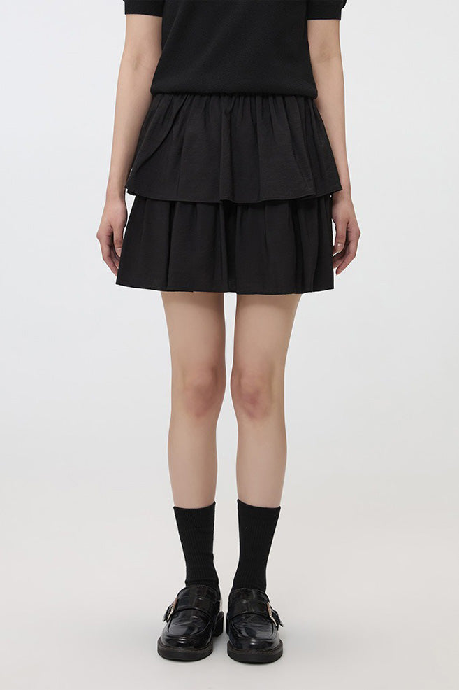 SPAO Women Tiered Mini Skirt