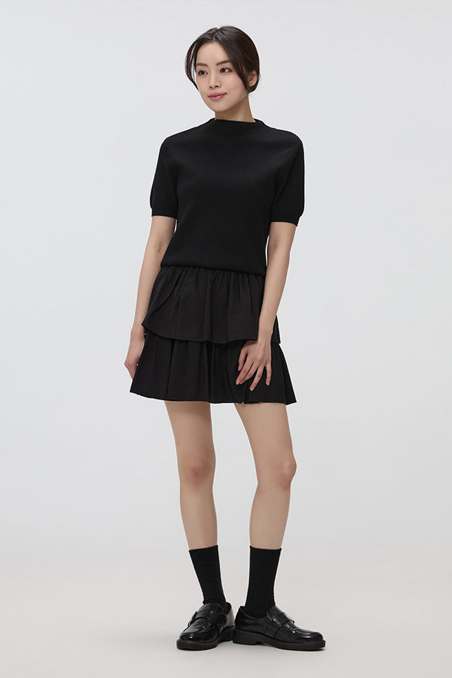 SPAO Women Tiered Mini Skirt