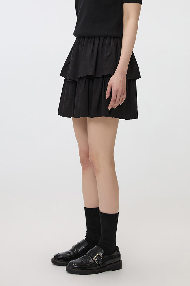 SPAO Women Tiered Mini Skirt