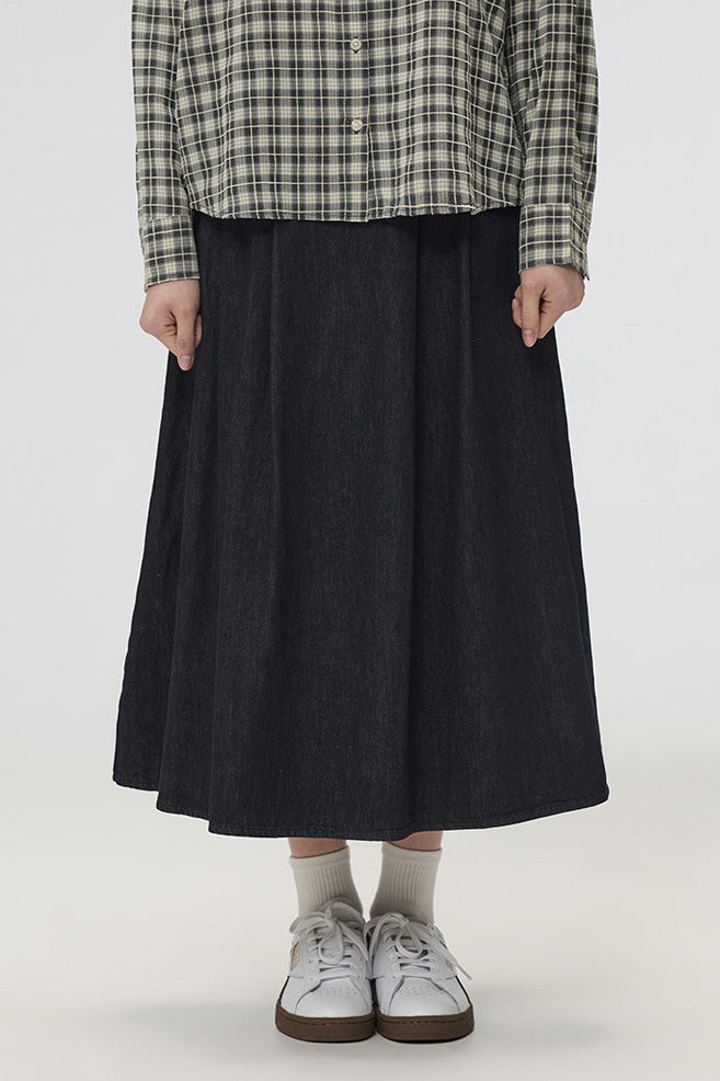 Women Flare Long Skirt