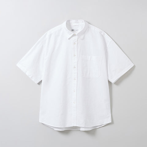 SPAO Men Short Sleeve Overfit Shirt SPYWE25C41 White
