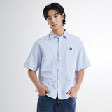 SPAO Men Short Sleeve Overfit Shirt SPYWE25C51 Blue