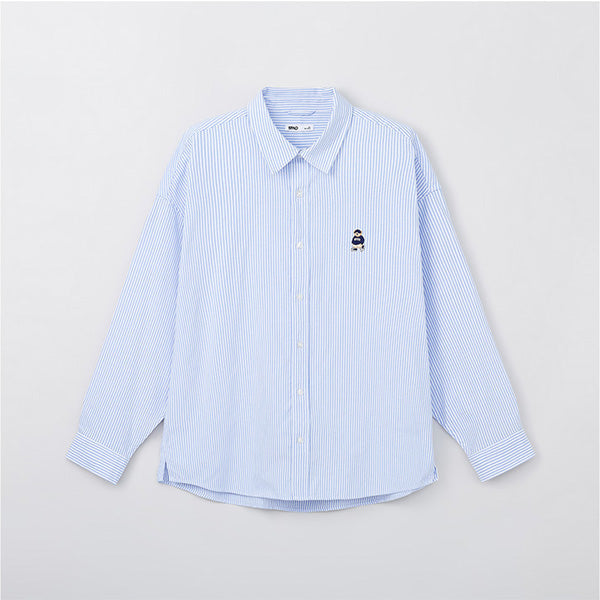 SPAO Men Long Sleeve Woody Oxford Shirt SPYWF23C52 Blue