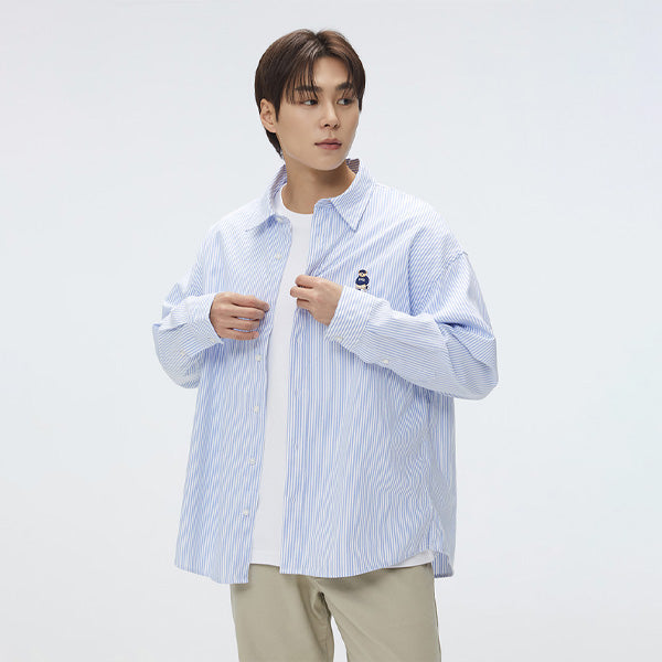 SPAO Men Long Sleeve Woody Oxford Shirt SPYWF23C52 Pink