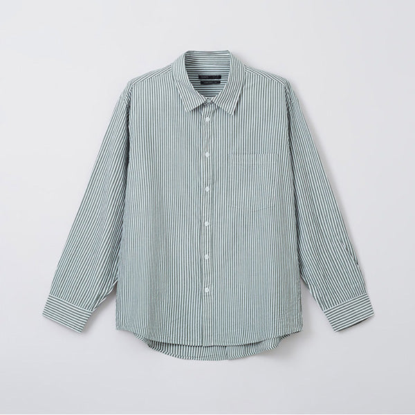 SPAO Men Long Sleeve Overfit Shirt SPYWF23M01 Khaki