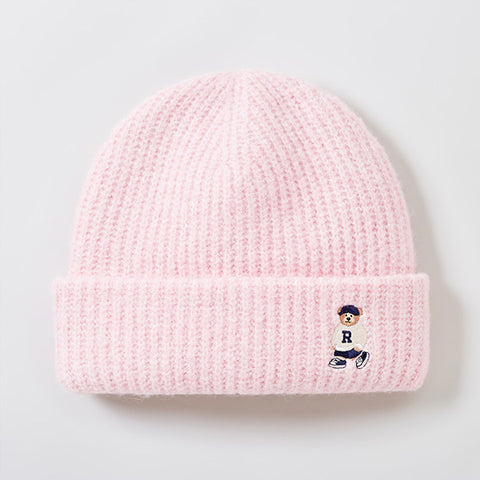 SPAO Unisex Woodie Beanie SPACE4TA51 Light Pink