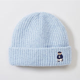 SPAO Unisex Woodie Beanie SPACE4TA51 Light Blue