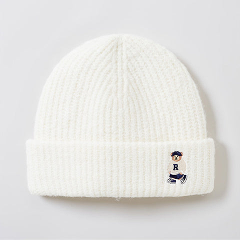 SPAO Unisex Woodie Beanie SPACE4TA51 Cream