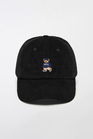 Woodie Corduroy Ball Cap - Black