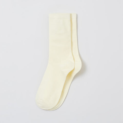 SPAO Unisex Pastel Socks SPAYFA9A11 Yellow