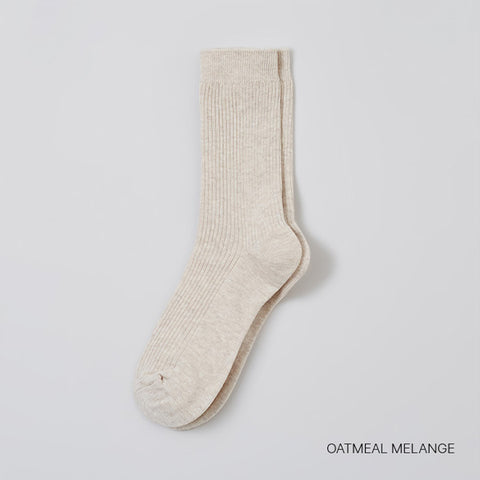 SPAO Unisex Basic Socks SPAYFA9A12 Oatmeal