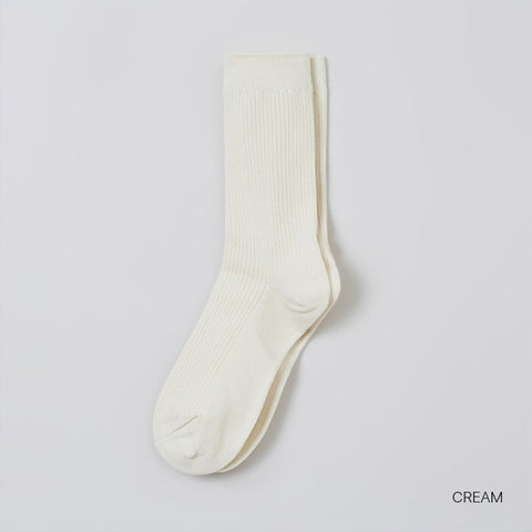 SPAO Unisex Basic Socks SPAYFA9A12 Oatmeal