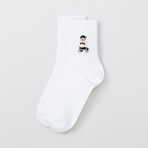 SPAO Unisex Woodie Socks SPAYFA9A51 Ivory