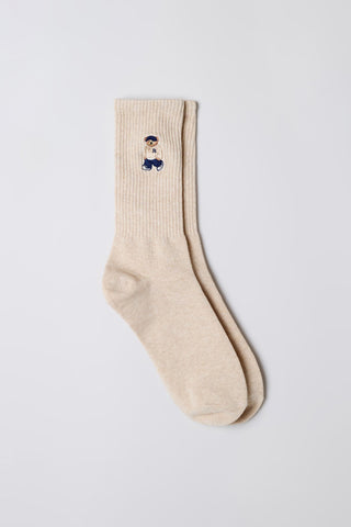 Woodie Long Socks - Oatmeal