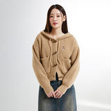 SPAO Women Long Sleeve Hood Cardigan SPCKE49G41 Beige