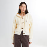 SPAO Women Long Sleeve Hood Cardigan SPCKE49G41 Ivory