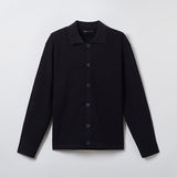 SPAO Men Long Sleeve Collar Cardigan SPCKE49M04 Black