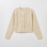 SPAO Women Long Sleeve Knit Cardigan SPCKE4TG40 Beige