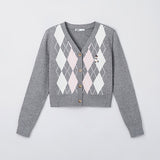 SPAO Women Long Sleeve Woodie Cardigan SPCKF12G61 Grey