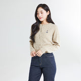 SPAO Women Long Sleeve Woody Crop Cardigan SPCKF12G51 Mix