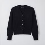 SPAO Women Long Sleeve Loose Fit Cardigan SPCKF12W12 Black