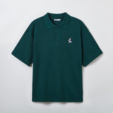 SPAO Men Short Sleeve Basic Polo SPHWE24C41 Hunter