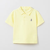 SPAO Kids Short Sleeve Basic Polo SPHWE24KU1 Yellow