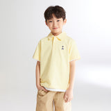 SPAO Kids Short Sleeve Basic Polo SPHWE24KU1 Yellow