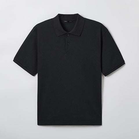 SPAO Men Short Sleeve Basic Polo SPHWE24M01 Black