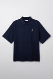 Men Short Sleeve Woodie Polo Tee