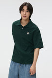 Men Short Sleeve Woodie Polo Tee