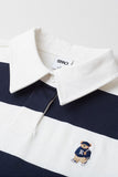 Women Short Sleeve Woodie Stripe Tee