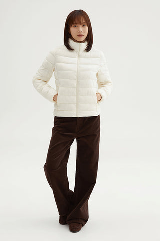 Women Long Sleeve High Neck Light Jacket