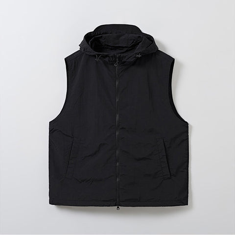 SPAO Men Sleeveless Hooded Vest SPJVE37C24 Black