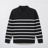 SPAO Men Long Sleeve Stripe Sweater SPKAE49M01 Beige