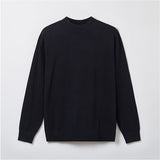 SPAO Men Long Sleeve Mock Neck Sweater SPKAE4TM03 Black