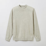 SPAO Men Long Sleeve Mock Neck Sweater SPKAE4TM03 Melange Gray