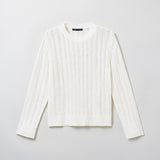 SPAO Women Long Sleeve Knit Pullover SPKWE37W05 Ivory